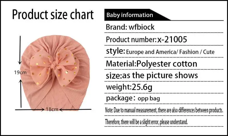 baby accessories Windproof Cotton Blend Baby Turban Hat Newborn Beanie Caps Kids Headwear Infant Toddler Shower Hat Birthday Gift Photo Props newborn socks for babies