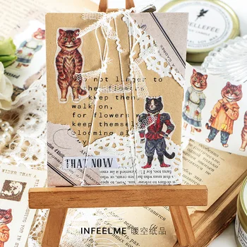 

Flower Fairy Medieval Pictorial Series Japanese Paper Strip Tape Washi Style Writing Tape Deco Holiday Masking Ballet Dancer