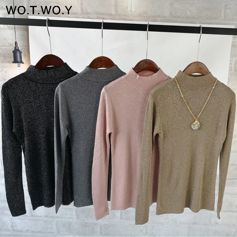 Bottoming Knitted Pullovers Women