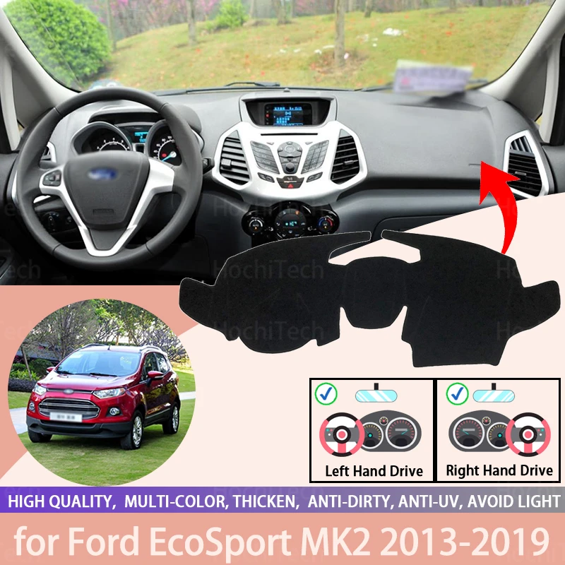 

Автомобильный коврик для приборной панели Ford EcoSport MK2 2013-2019, противоскользящий ковер от солнца