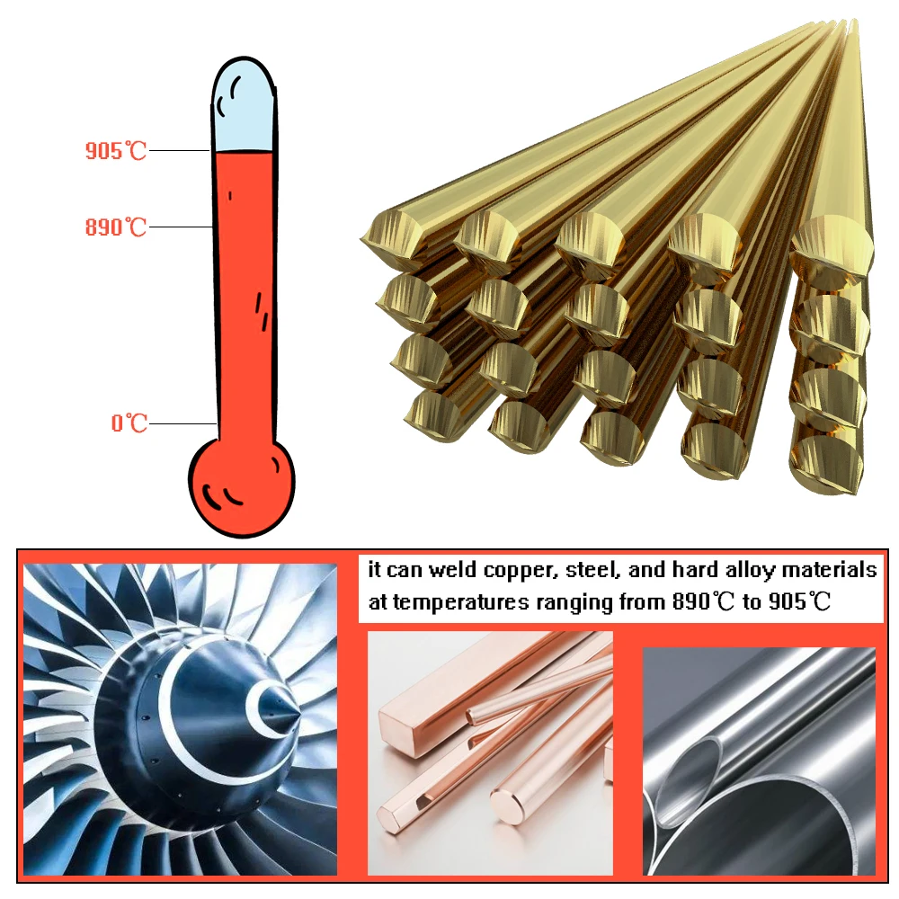10 20 50 шт латунный сварочный электрод 1,6 мм * 250 мм стержни для припоя не нужен порошковый припой
