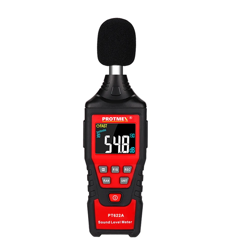 

Decibel Meter Sound Level Reader Portable Noise Meter Reader Measurement Range 30-130 dB Accuracy 1.5dB Large LCD Screen Display