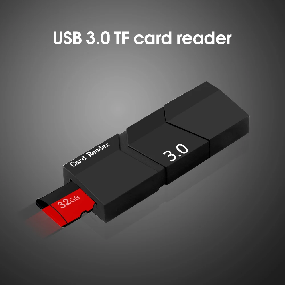 

KEBIDU Micro SD Card Reader High Speed Smart Card Reader USB 3.0 SD / TF Card Reader for Phone PC Computer