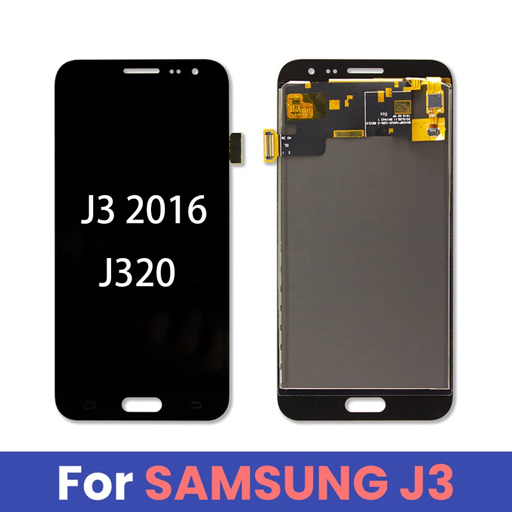 

Mobile Phone LCDs Replacement For Samsung Galaxy J3 2016 J320 LCD Display Touch Screen J320F J320FN J320H J320M Adjust Brighness