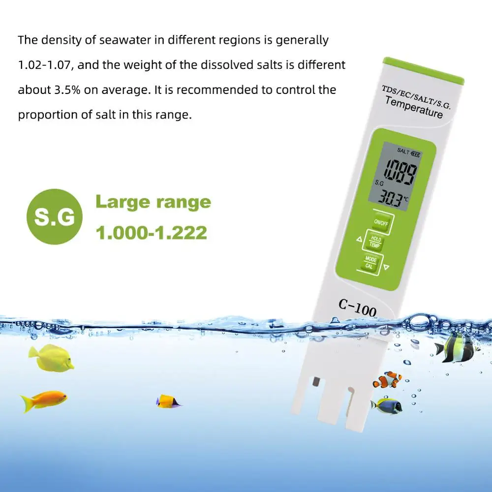 Измеритель температуры цифровой тестер качества воды для дома бассейнов