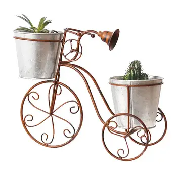 

1pc Flower Stand Flower Tray Flower Display Shelf Garden Unique Stylish Bike Planter Bike Plant Rack Bike Plant Stand For Home