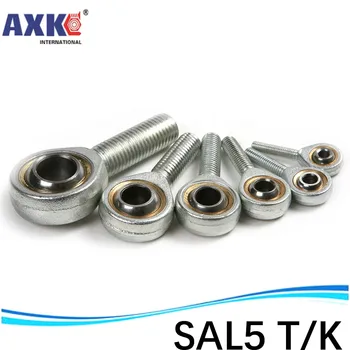 

5mm SAL5T/K SALKB5F GAKFLB5PW male metric left hand threaded M5X0.8 rod end joint bearing