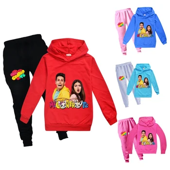 

Spring Boutique Kids Clothing Sets Cotton Me Contro Te Animal Long Sleeve T Shirt + Pans Toddler Boy Clothes Girls Fall Costume