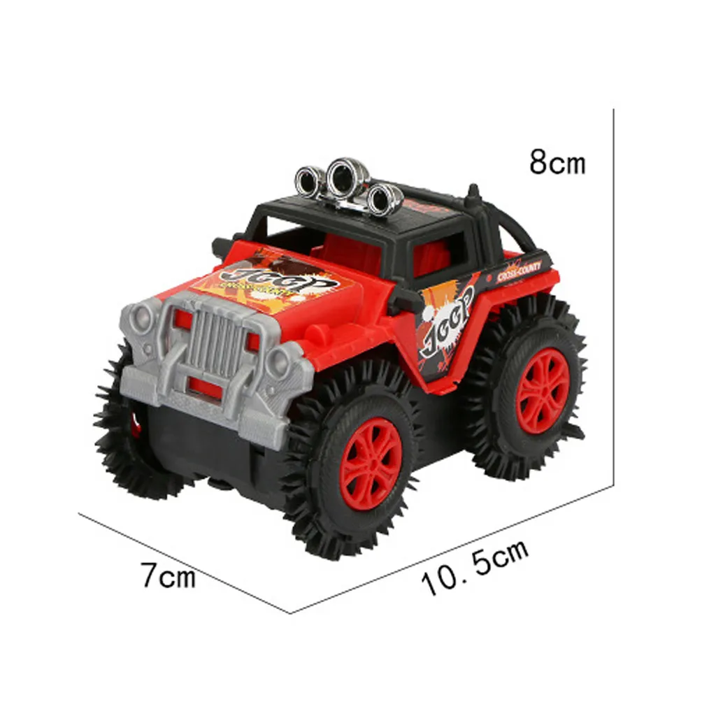 Автомобильные Игрушки для мальчиков пластиковые интерактивные игрушки для детей самосвал моделирование 4 привод колеса джип Электрический трюк игрушка CarW822