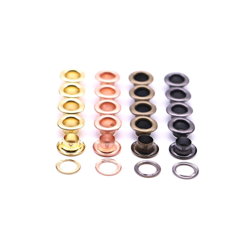 50sets/pack(Outer diameter)9.5mm (internal)5mm bronze eyelets eyelets and washer 18 pinky color