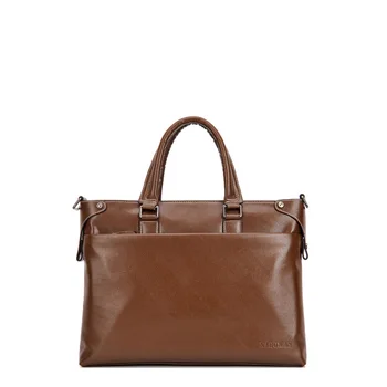 

Briefcase men Bag pu leather Waterproof Handbags men Casual Portfolios Man Travel Shoulder Bags For Men