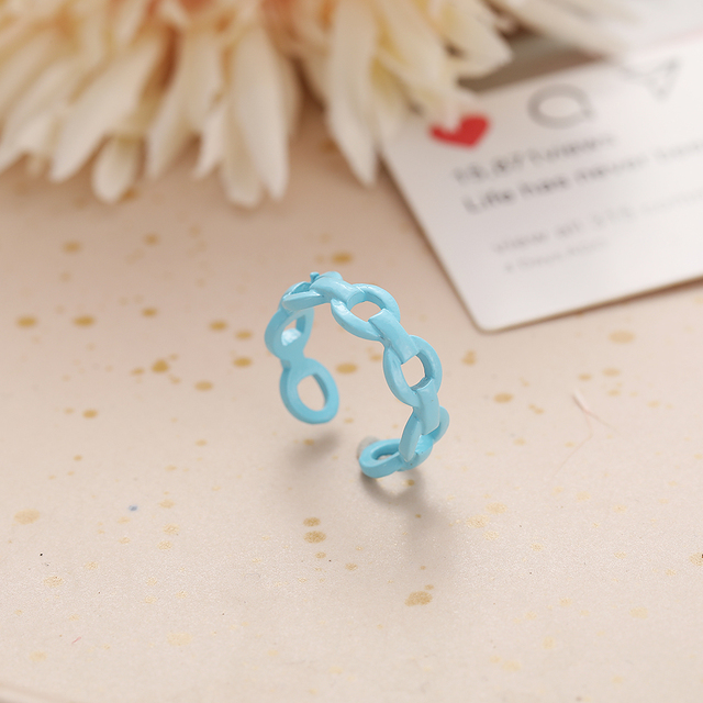 Gal Ring Alien Flower Queen Rings Namel Thick Ring Size Luxury Spring Fine Lucky Jewelry Heart Clouds Rings for Women Gift