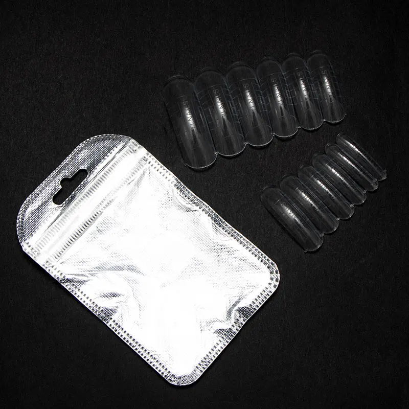 

BUKAKI Mixed False Soak Off French Full Full Cover Acrylic Nails Cover Plastic Gel Model Tools