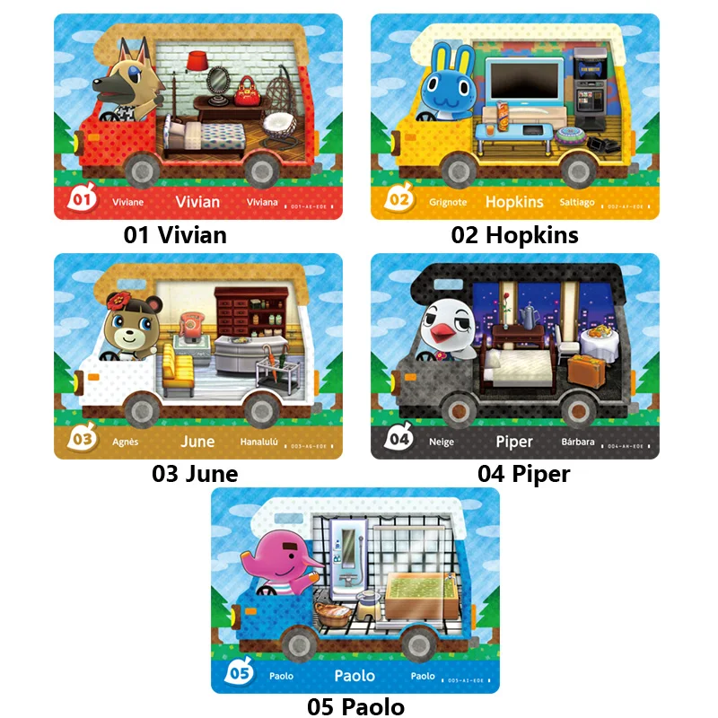 Карточка для скрещивания животных CV автомобильная карточка Amiibo Ketchup с новым