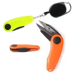 Shrimp-shape Foldable Scissors Fishing Line Cutter Clipper Nipper Quick Knot Tool Kit Stainless Steel Tackle Buckle Accessories