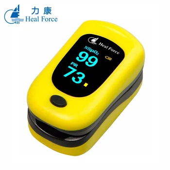 

FDA CE finger pulse oximeter spo2 pr blood oxygen saturations monitor Heal Force OLED