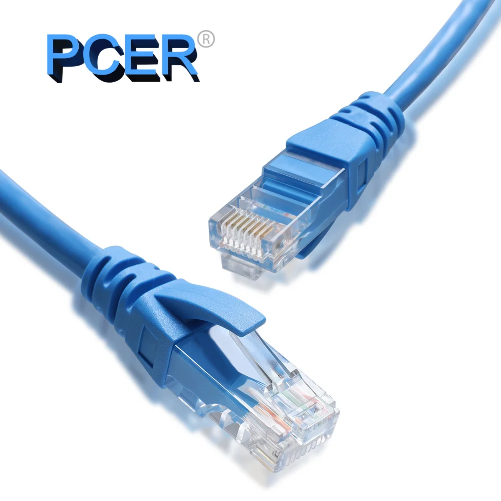 PCER Ethernet кабель RJ45 Cat5 Lan UTP RJ 45 сетевой совместимый патч корд для модема