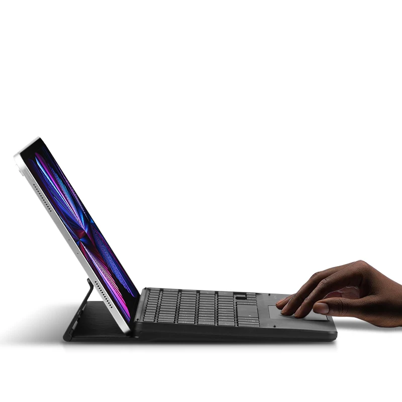Wireless Bluetooth Keyboard For iPad Pro 11 12.9 13 inch M4 Air 11 A16 M2 M3 Air4 Air5 10th Touchpad Backlight Keyboard Stand