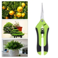 Ciseaux de jardinage en métal, sécateurs de bonsaï, outil de taille, coupe à la main, pour le raisin, la cueillette de fruits, les mauvaises herbes domestiques en pot 