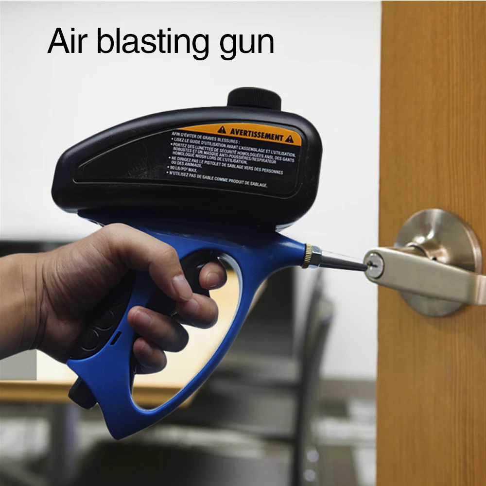 TACKLIFE Sandblaster Handheld Pneumatic Sprayer Sand Blasting Machine Glass Tombstone Sandblasting Machine With Small Nozzle