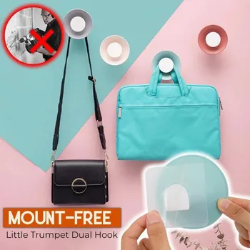 

makeup organizer Invincible Hook-free Towel Rack Traceless Hook Set Free Punch KitchBathroom Door home decoration accessories