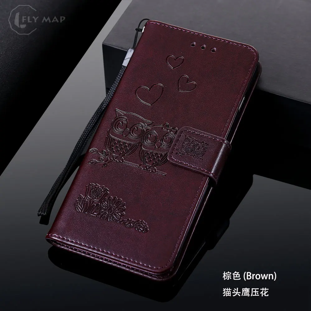 Флип раскладный кожаный чехол для Samsung Galaxy A3 A 3 A300F A300FU A300F/ds SM-A300F SM-A300FU SM-A300F/ds Чехол-бумажник чехол для телефона - Цвет: Brown