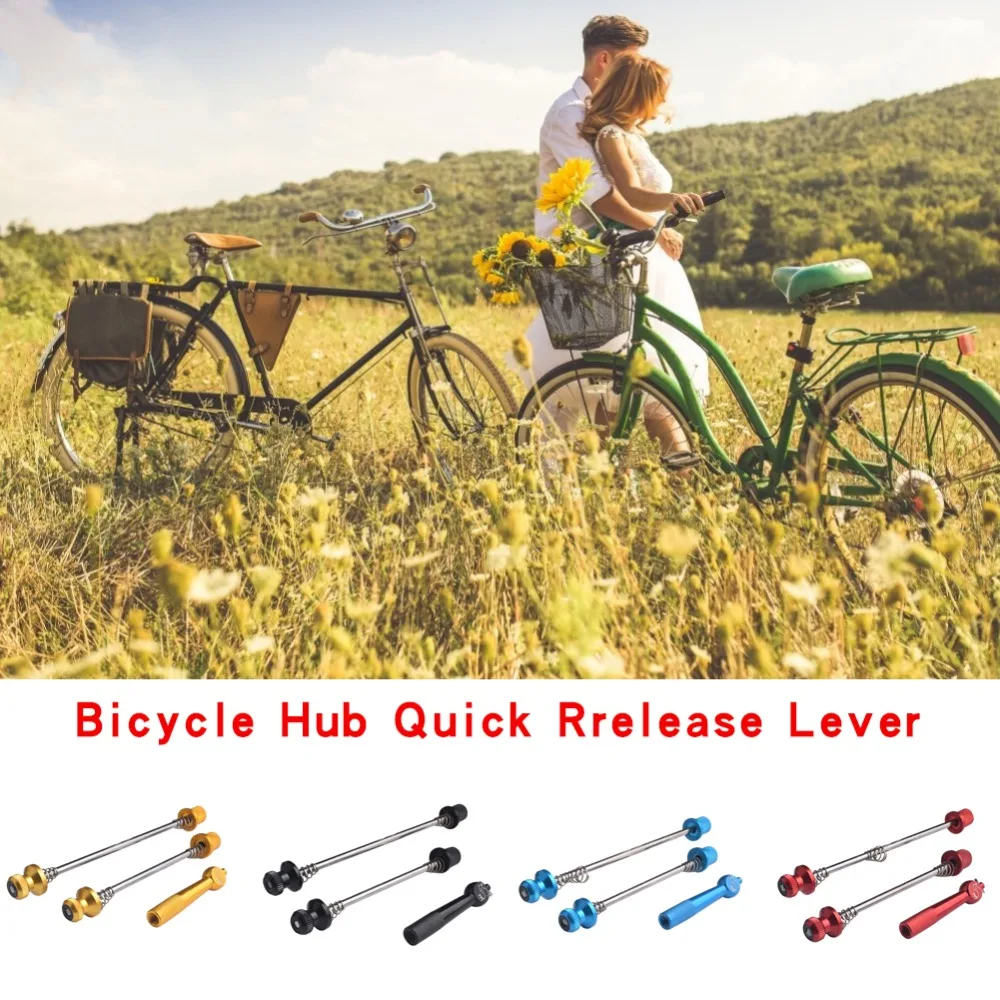 Ultralight Anti Theft Skewers Road MTB Bike Wheels Locking Security Bicycle Post Quick Release Aluminum Alloy