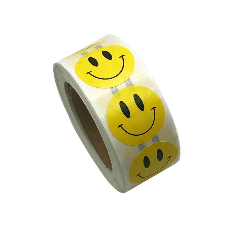 

500pcs/set Smiley Face Sticker for Kids Toys Reward Sticker Seal Labels Christmas Gift Package Decoration Sticker Envelop Seals
