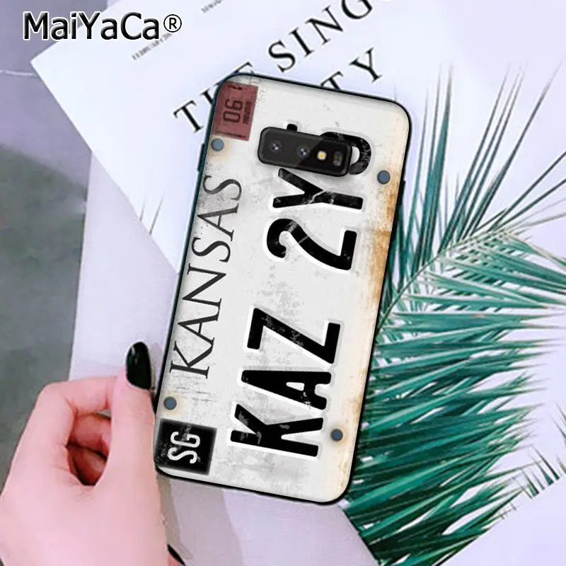 Supernatural funny License Plate number