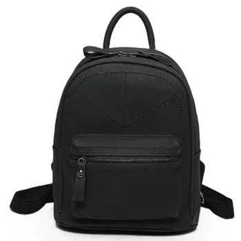 

AUAU-New Retro Matte Leather Backpack Shoulder Bag Korean Version Of the Tide Female College Wind Bag British Travel Bag