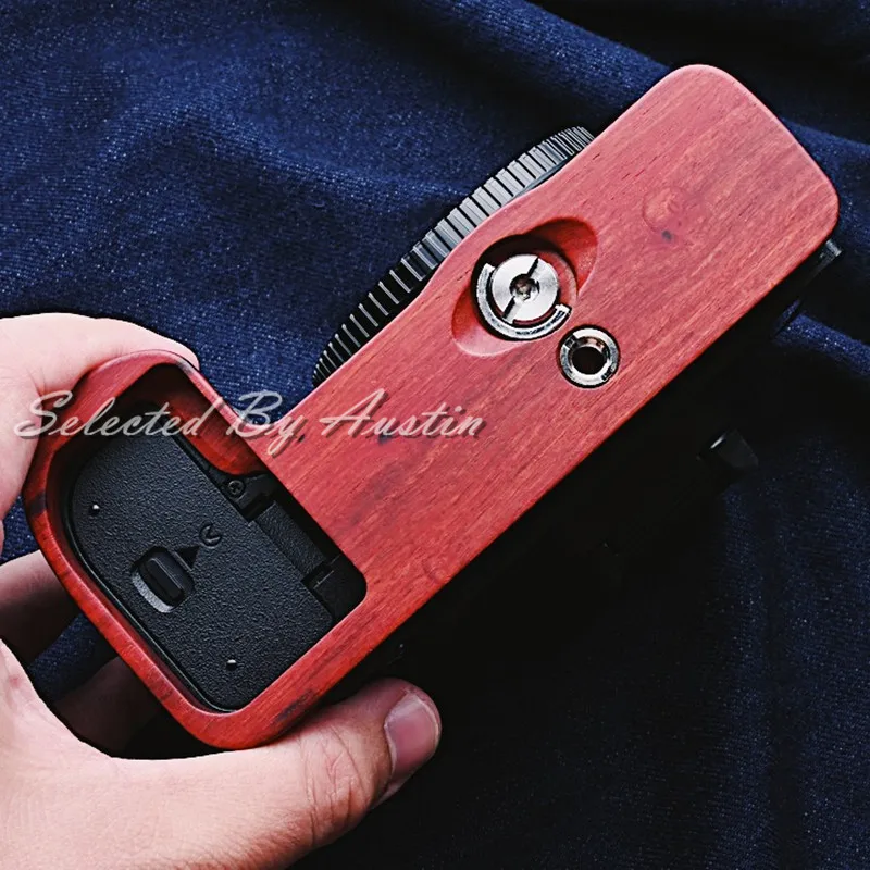 Staffa Per Piastra Di Base In Legno Fatta A Mano Per Supporto Per Treppiede Nikon Z5