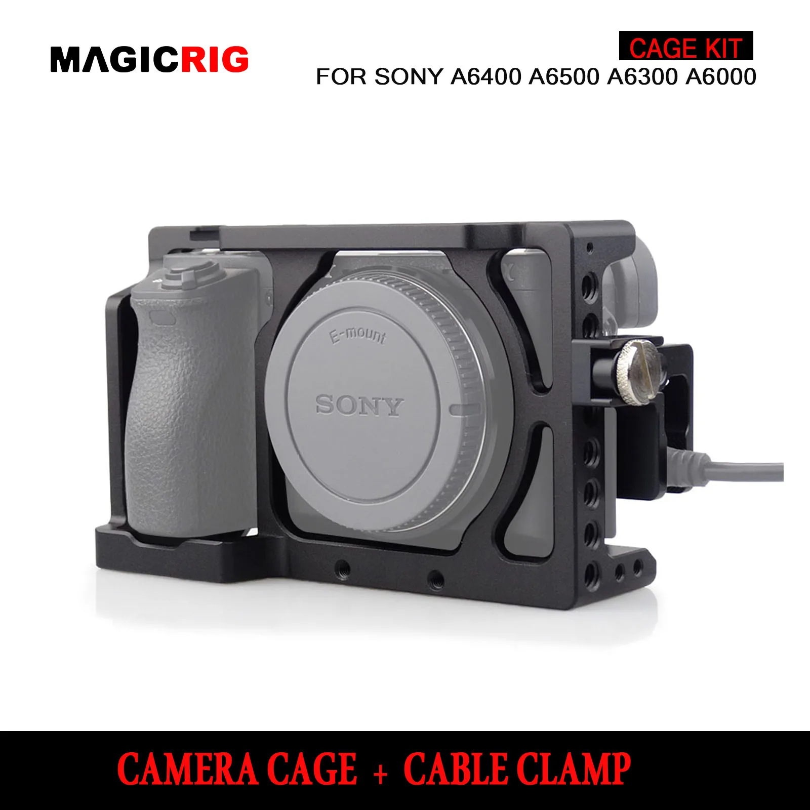 Держатель для камеры MAGICRIG DSLR с зажимом кабеля совместимым HDMI Sony A6400/A6000/A6300/A6500 |