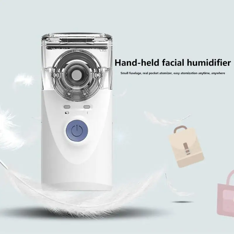 

Durable Mini Handheld Portable Ultrasonic Medical Steaming Inhaler Excellent Quality Easy to Operate Nebuliser Respirator