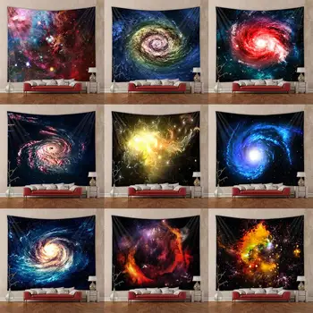 

Nordic Universe Moon Black Hole Design Wall Hanging Tapestry Blanket Yoga Mat Home Wall Desktop Decoration