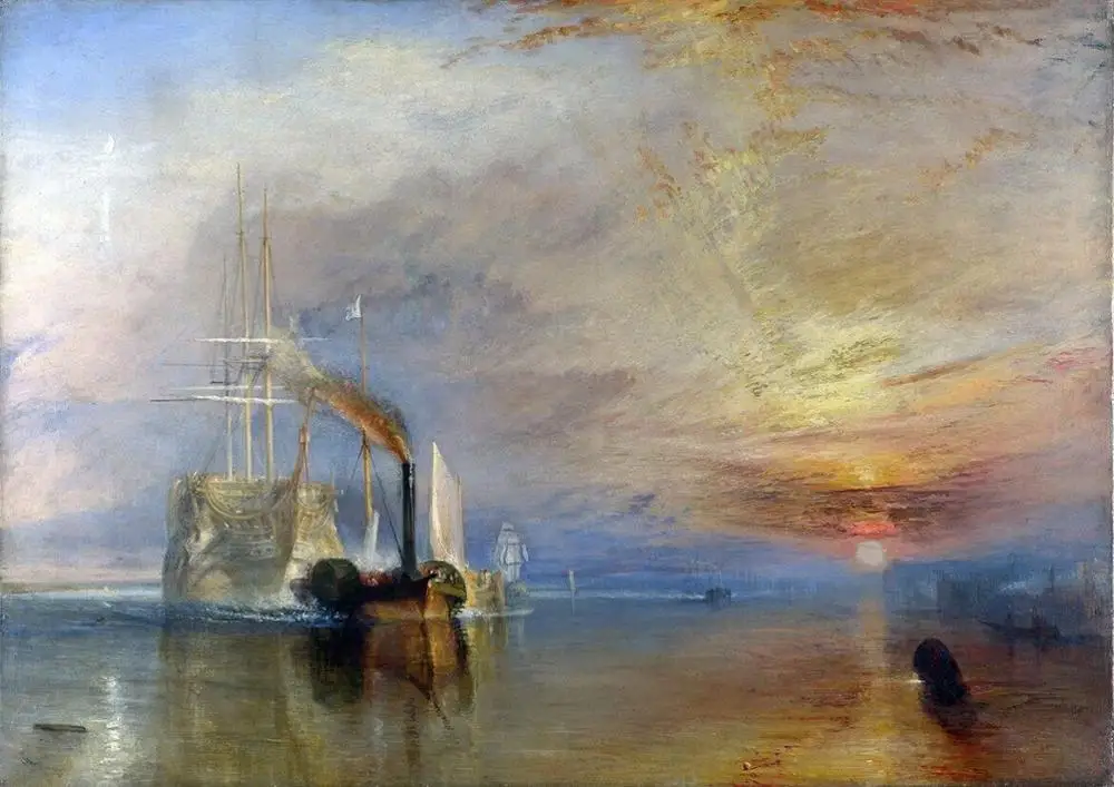 Картина маслом The Fighting Temeraire Вильям Тернер художественные принты на холсте