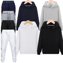 

2 Pieces Sets Tracksuit Men Hooded Sweatshirt Pullover Hoodie+Pants Sportwear Suit Ropa Hombre Casual Male Clothing Size S-4XL