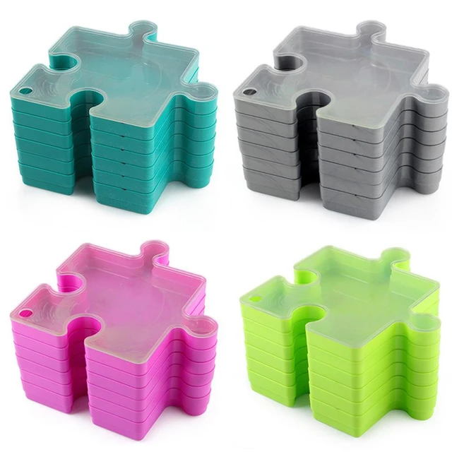 Jigsaw Puzzle Stackable Sorting Trays