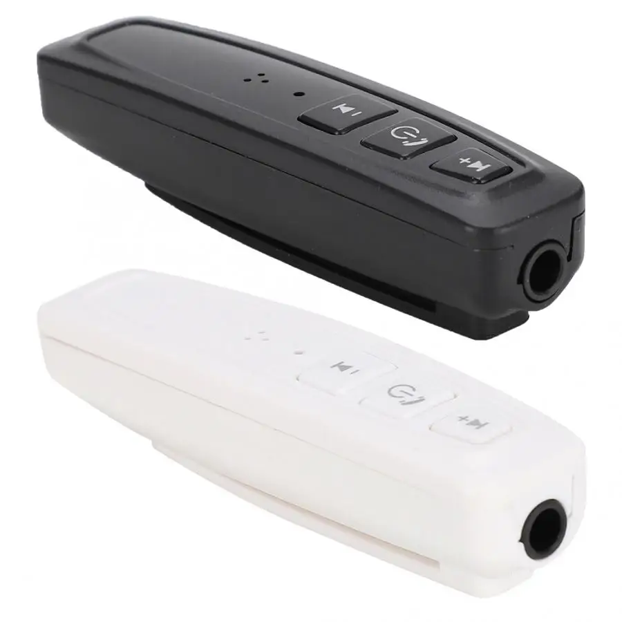 Clip Type Mini Audio Receiver 3.5mm Noise Reduction Car Wireless Bluetooth Audio Receiver With TF Card
