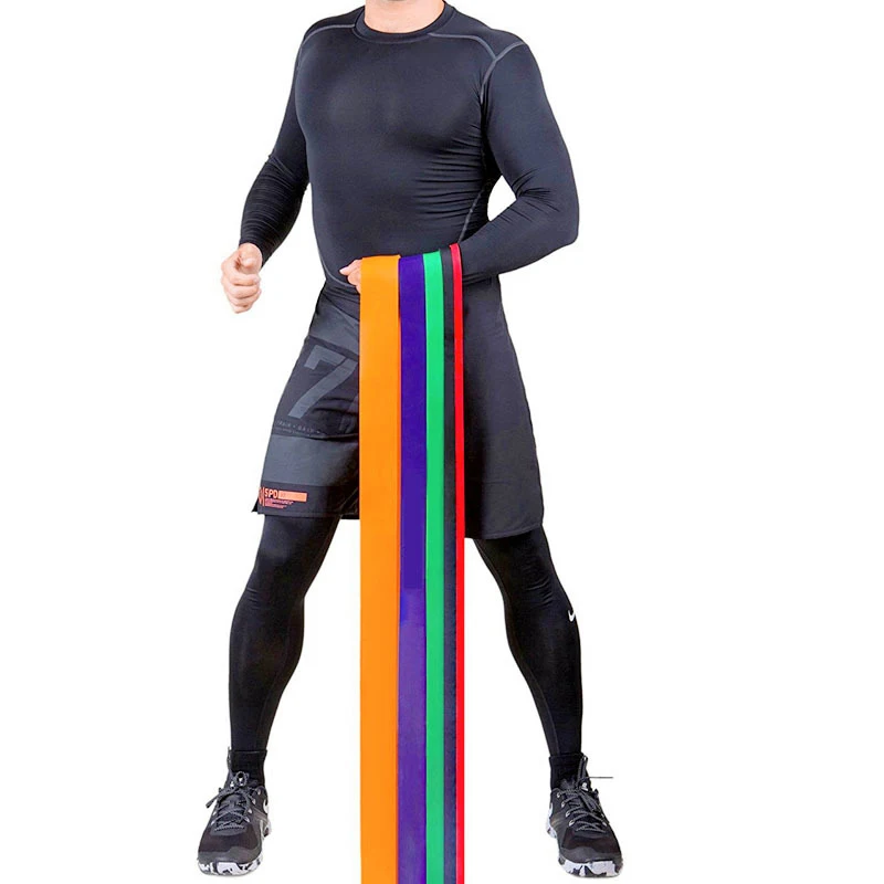 

2080 Fitness Rubber Bands Resistance Band Unisex 2080mm Yoga Elastic Bands Loop Expander for Exercise Gym Sports Equipment