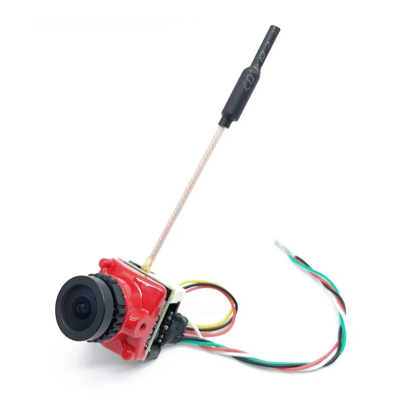 red 5,8G 48-CH switcher VTX интегрированная COMS 1200TVL мини камера для DIY вид от первого лица мини гоночный Дрон - Цвет: red