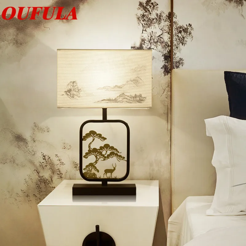 

Table Lamp Desk Light Modern Contemporary Office Creative Decoration Bed LED Lamp Fabric for Foyer Living Room Bed Room Hotel
