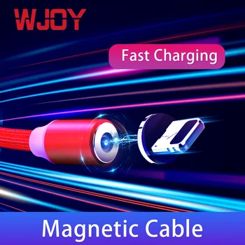 

WJOY Magnetic Fast Charging Cable Micro USB Type C Magnet Charger for iPhone 11 pro X XS XR Xiaomi Huawei Samsung Mobile Phone