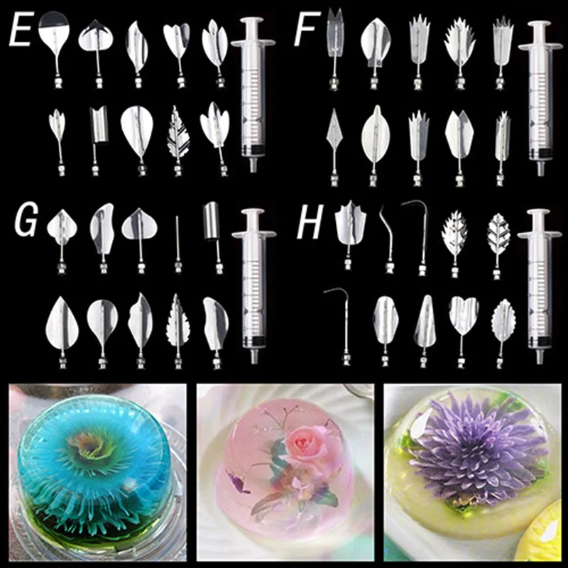 Set boog, waaier en bloemen I-vormige polymeerklei uitsteker • Fondant uitsteker • Koekjes uitsteker • CN1030 - België