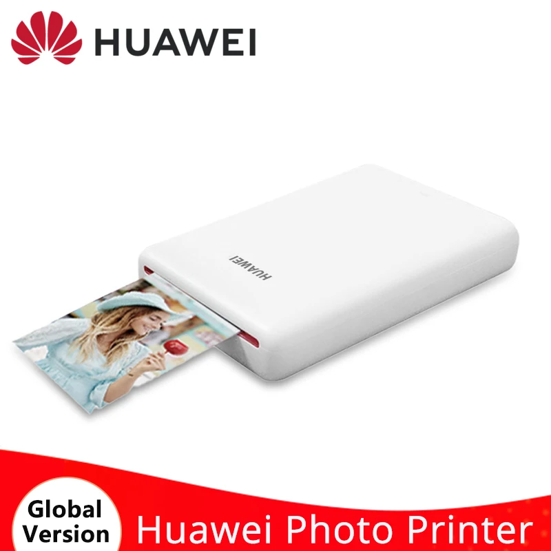 Портативный Карманный фотопринтер HUAWEI AR мини принтер CV80 313*490 DPI беспроводной