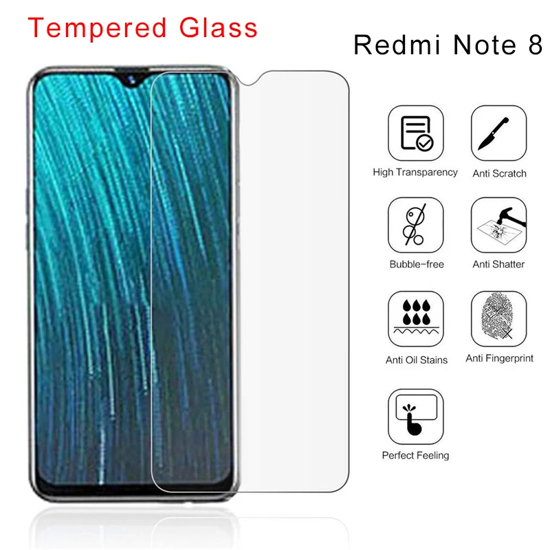 Закаленное стекло 9H для Xiaomi Redmi Note 8 7 6 Pro, Защитное стекло для экрана Redmi 8 8A 7 7A 6 6A K20 6 Pro, защитное стекло