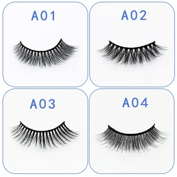 

3D Mink Lashes Eye Eyelash Handmade One-to-Three-to Five to Seven for Ten of Eyelash False Eyelashes Extension Tools