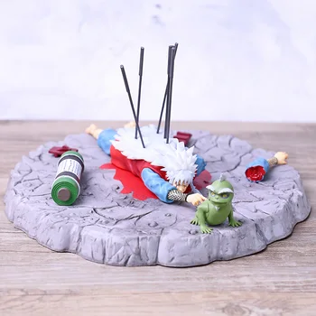 

Naruto Shippuden Death Jiraiya with Fukasaku Scenes PVC Figure Model Toy Collection Figurals