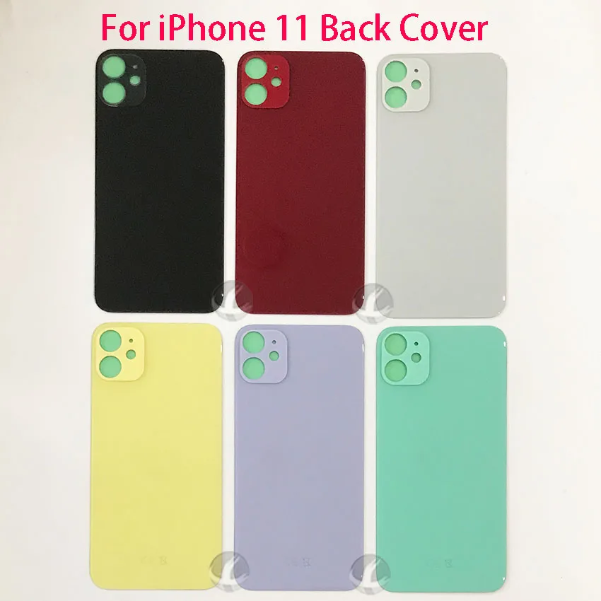Universal Version Back Cover With Adhesive For iPhone 11 Pro Max 11Pro 11P 11M Rear Glass Cover