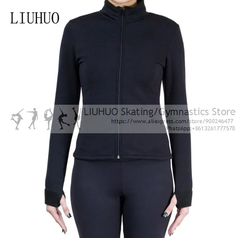 Figure Skating Jackets Girls Children Long sleeves Women Skiing Roller ice skating shirts Skating training Practise wear