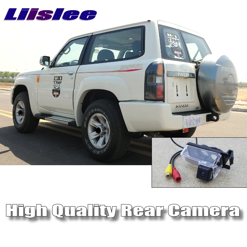 

LiisLee Car Reversing image Camera For Nissan Patrol Y61 Patrol 4WD Super Safari Night Vision HD Dedicated Rear View back CAM